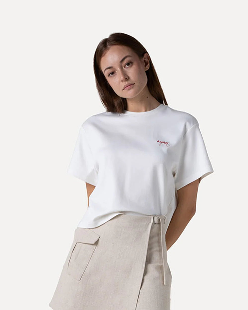 Gina Flower T-shirt Off White