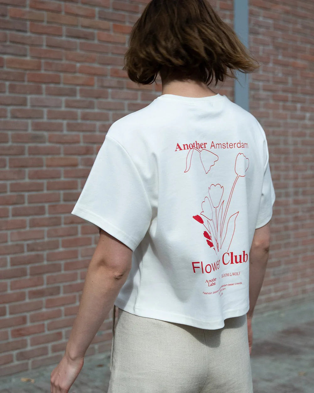 Gina Flower T-shirt Off White