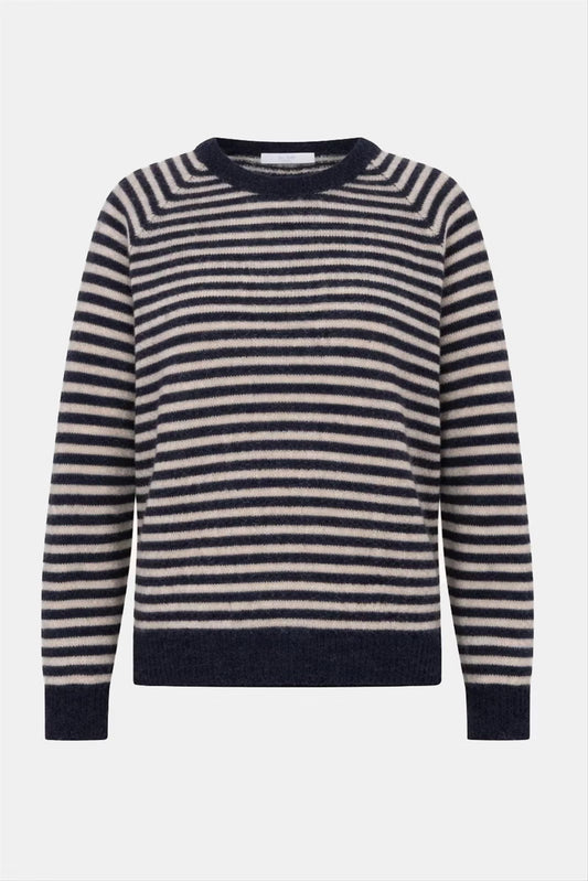 Sally Stripe Pullover Marine
