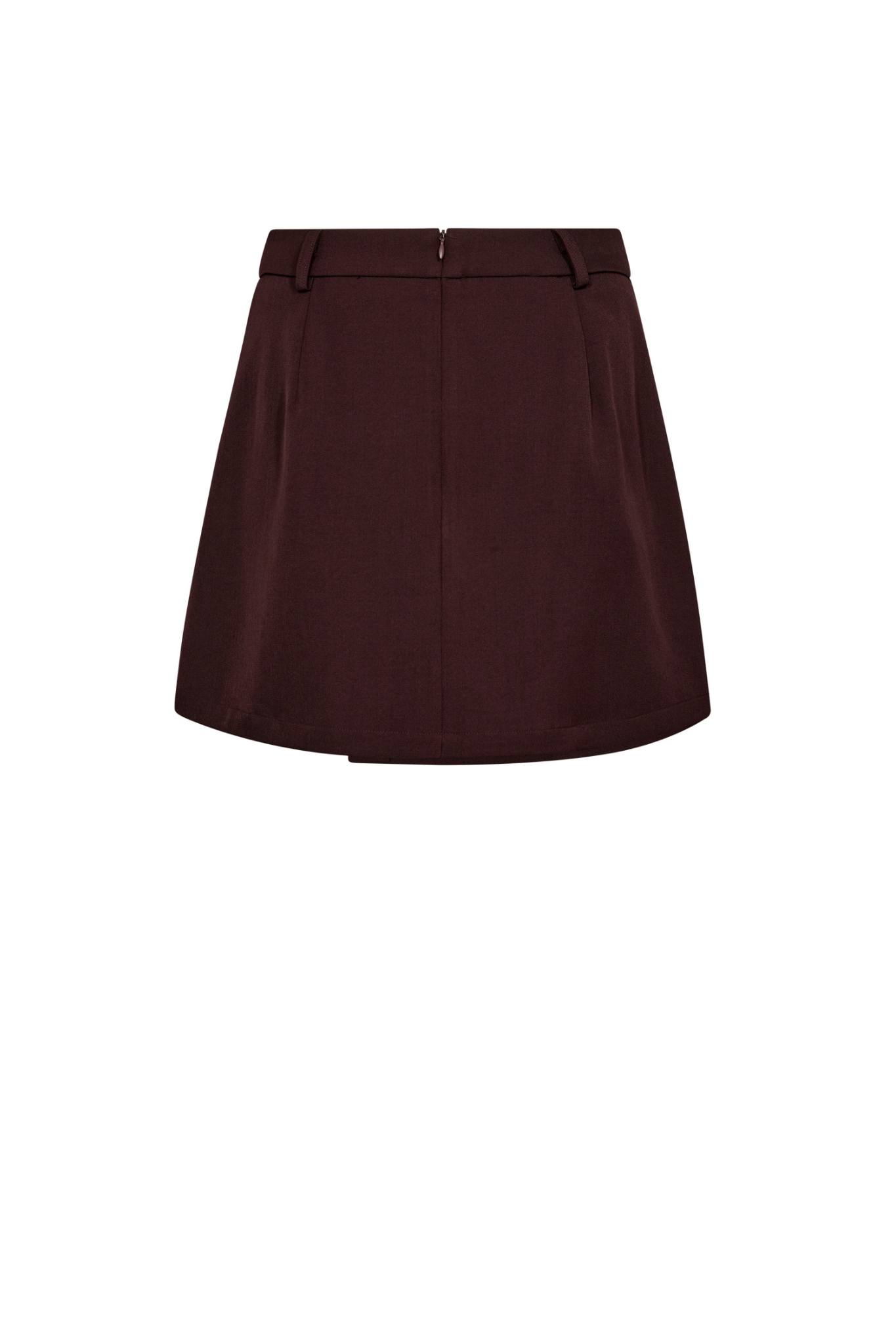 Luna pocket skirt Winered