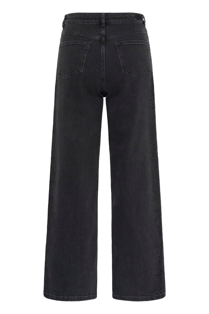 Juna Aalia jeans Dark grey glitter