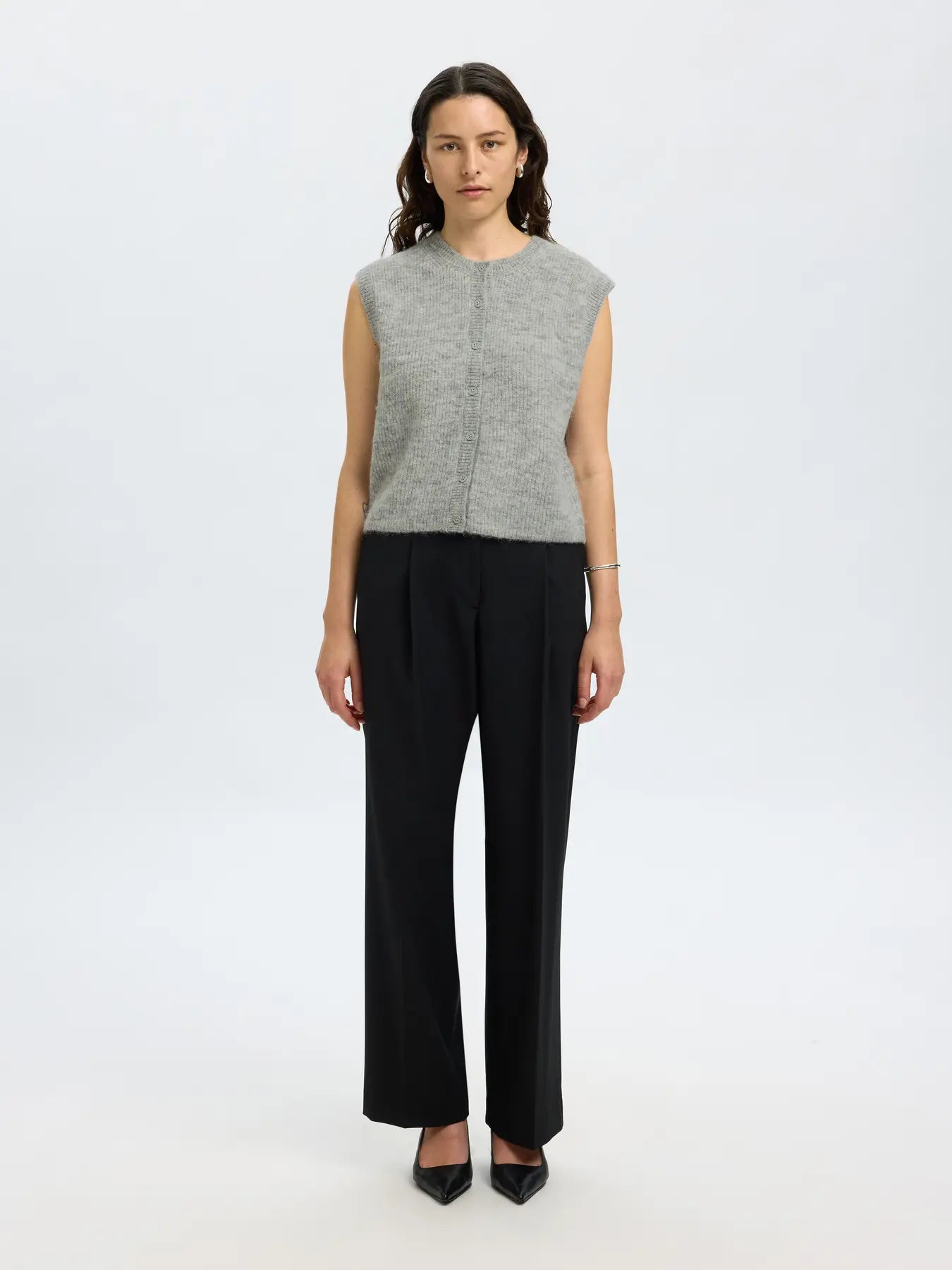 Lulu SL vest Light Grey Melange