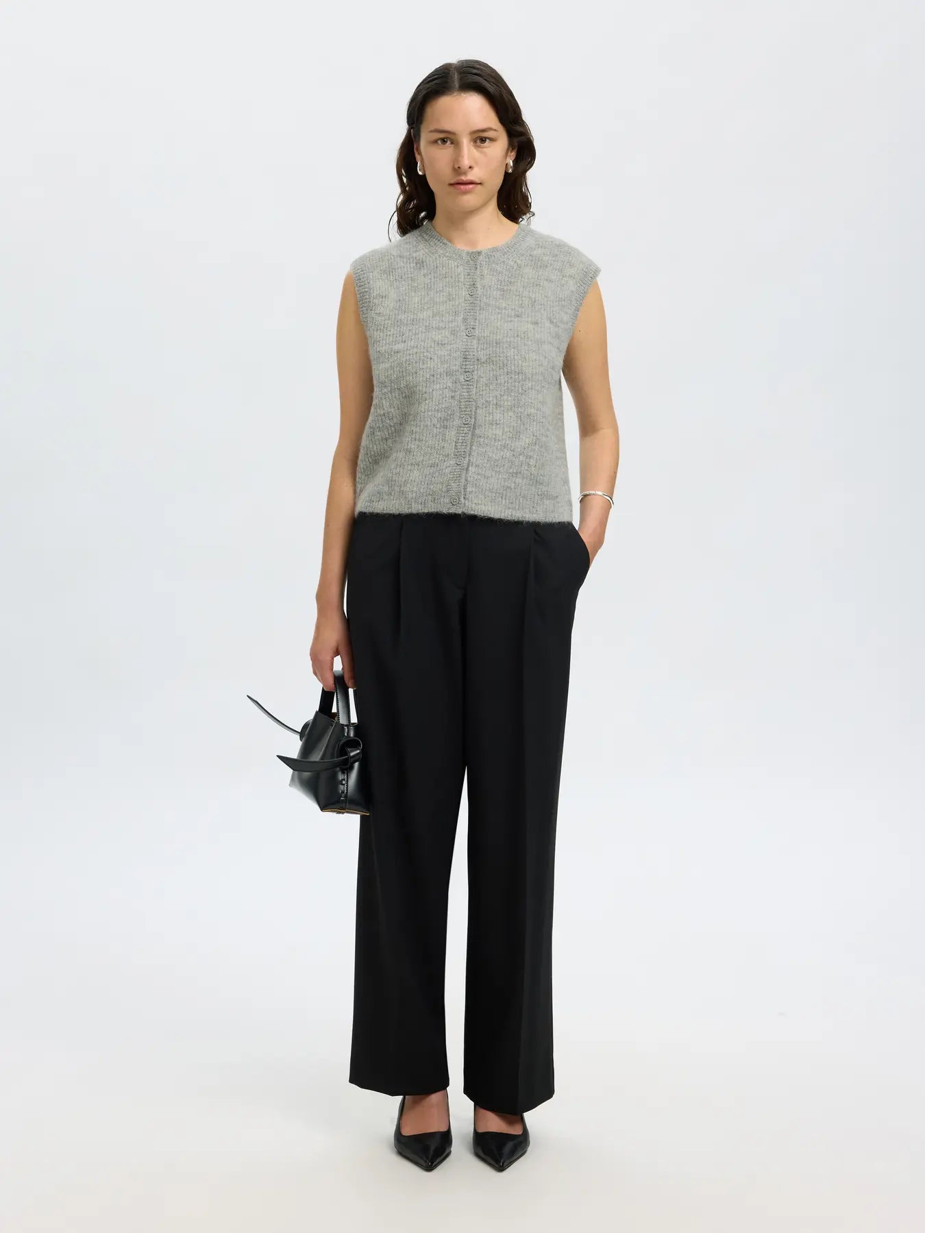 Lulu SL vest Light Grey Melange