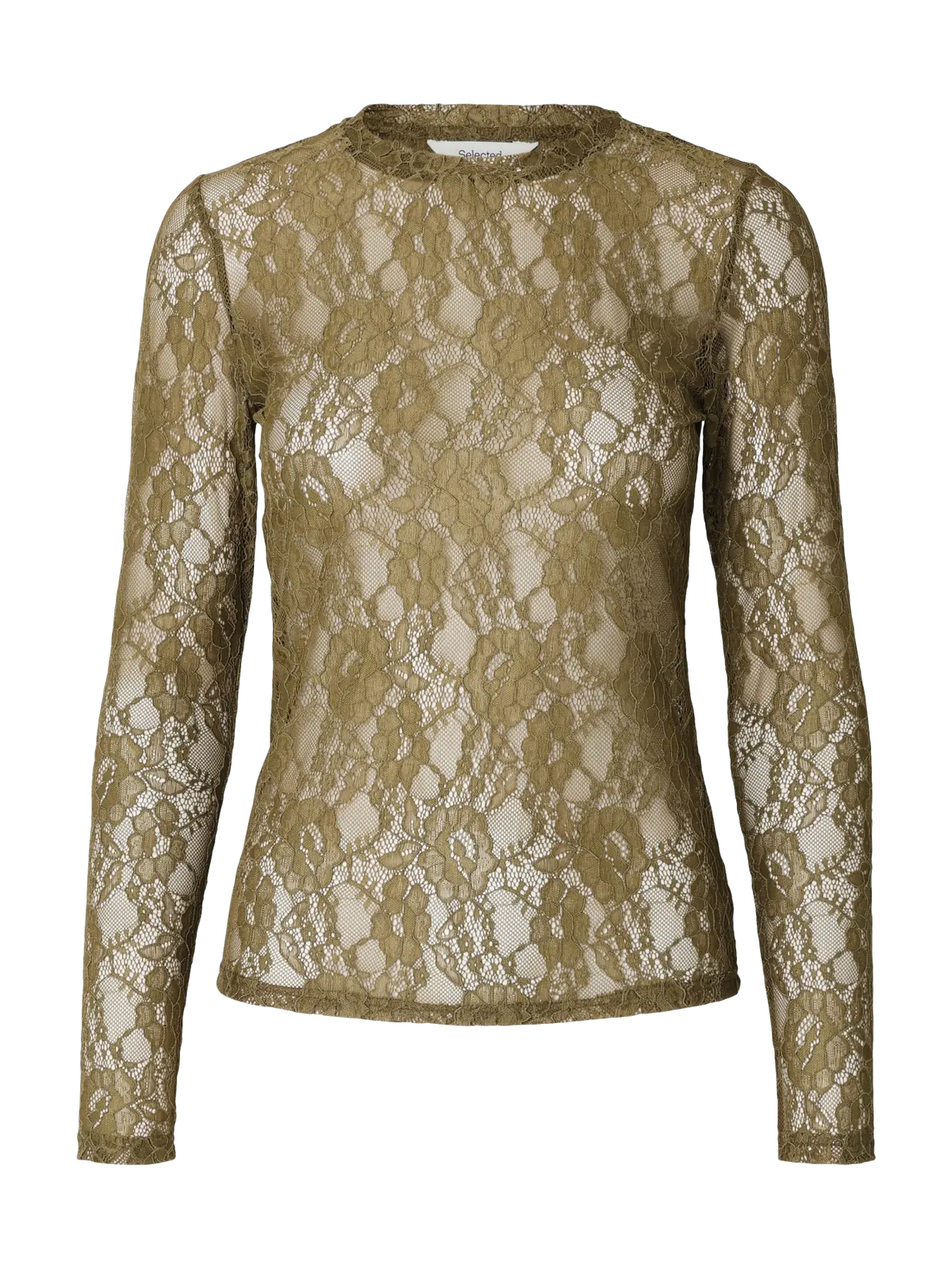 Mista LS o-neck top Fir green