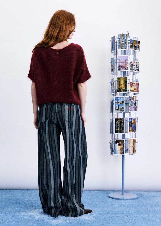 Sanriku pull Bordeaux