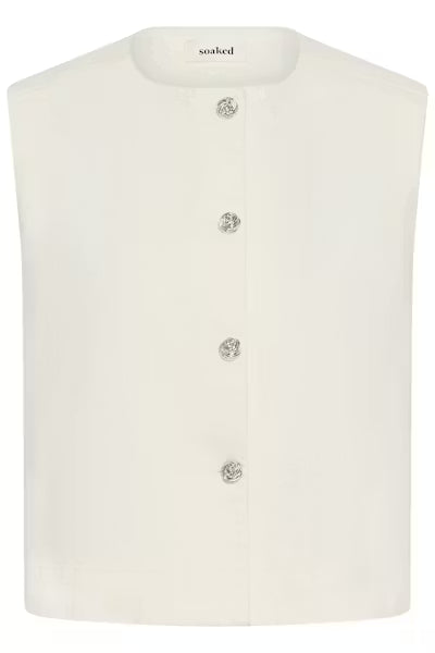 Rina wiastcoat Whitecap gray
