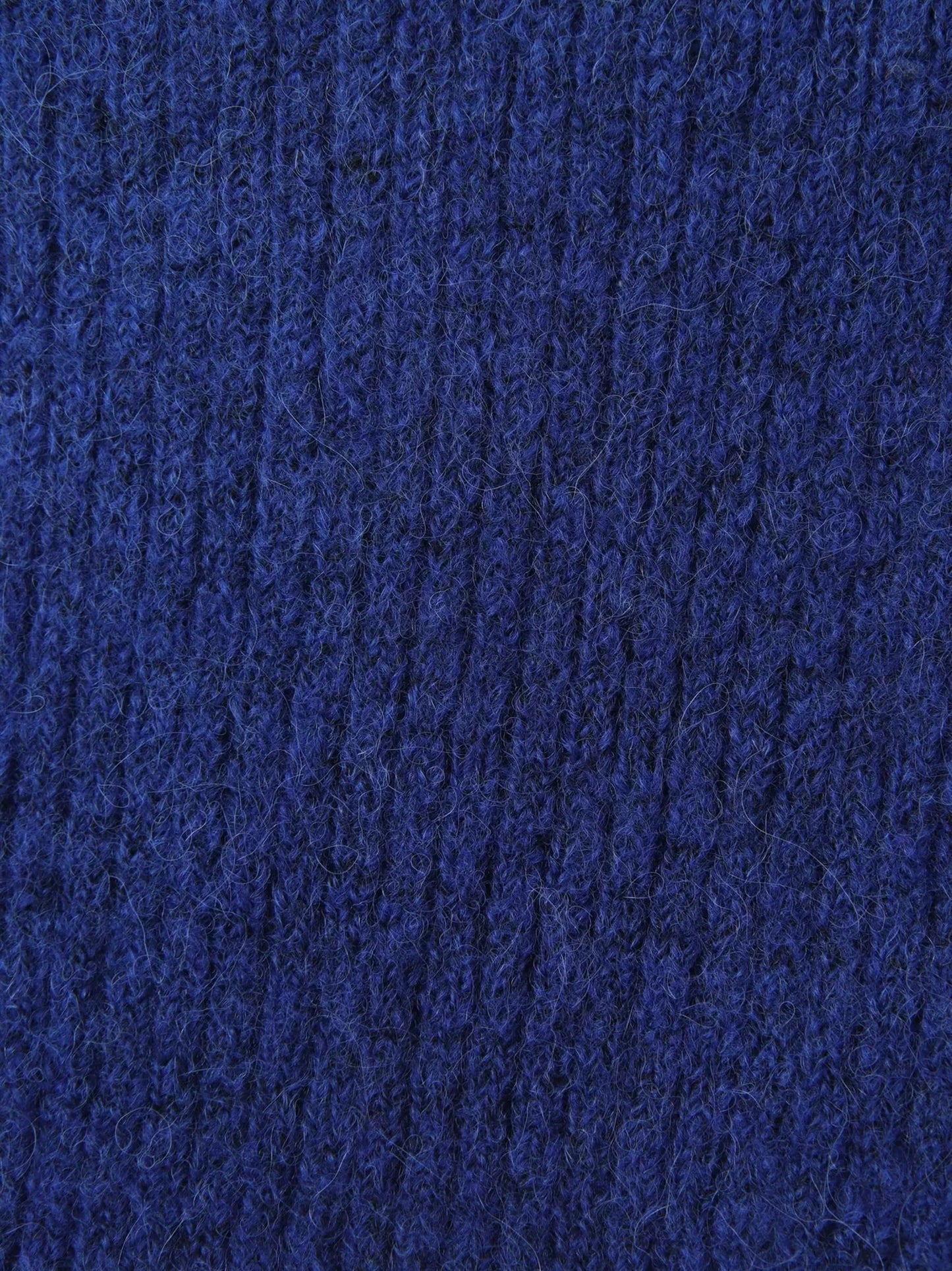 Lulu Woolblend knit scarf Dazzling blue