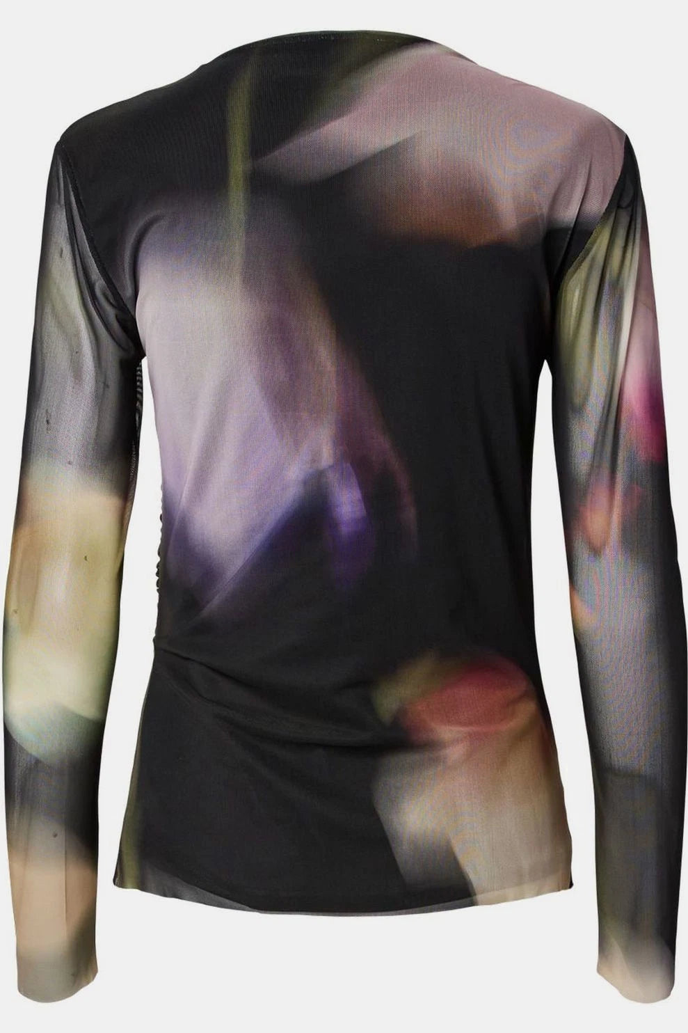 Shama LS mesh top Black/ shama print