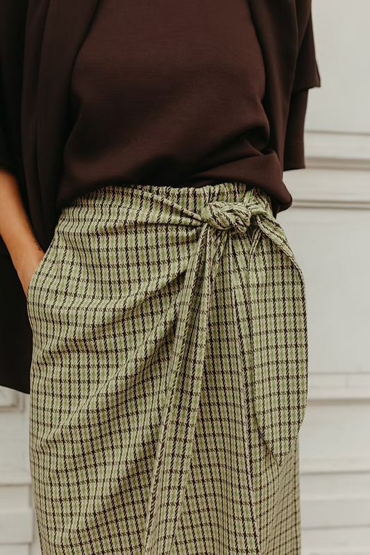 Skirt Joëlle Green check