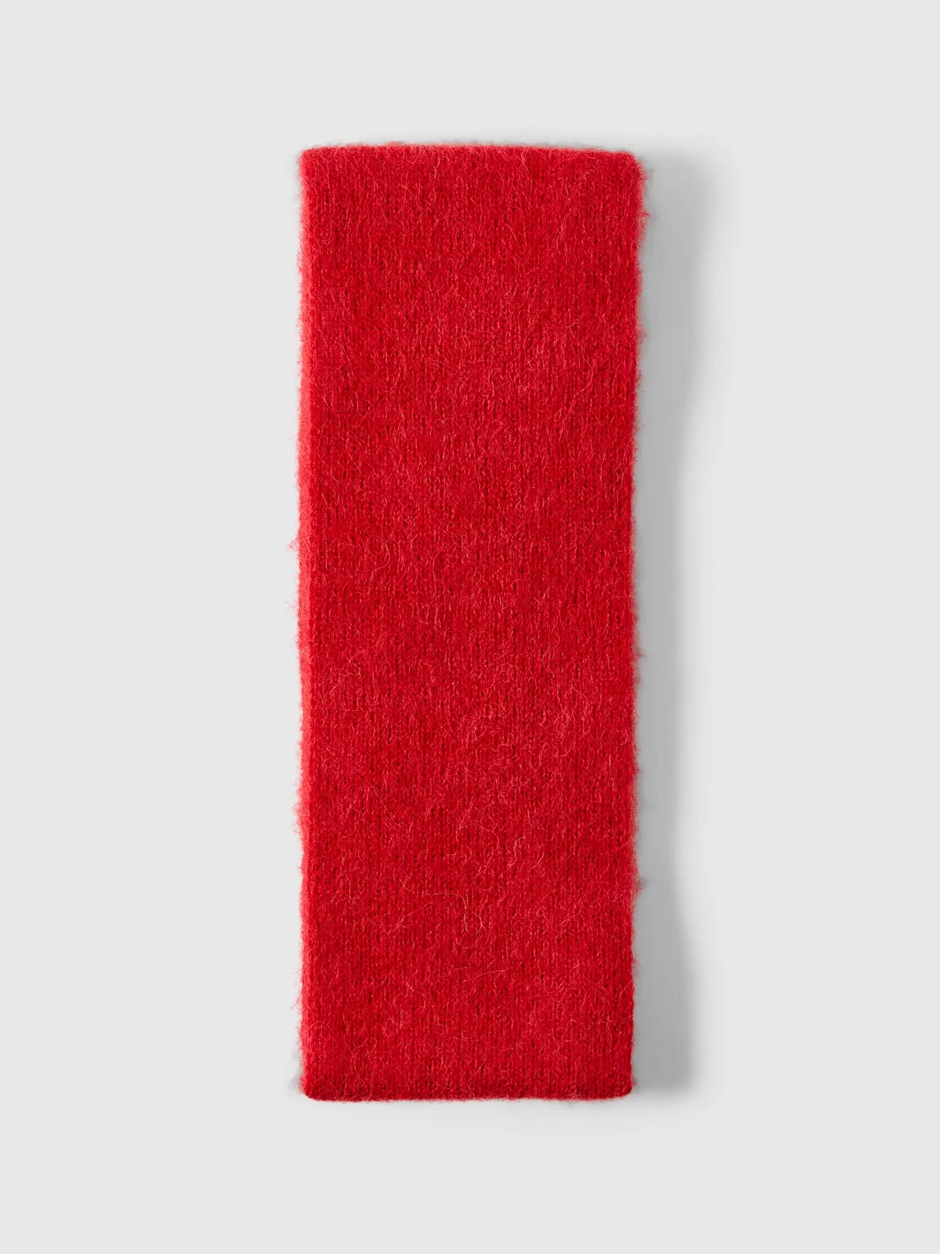 Fiona alpaca blend scarf Equestrian red