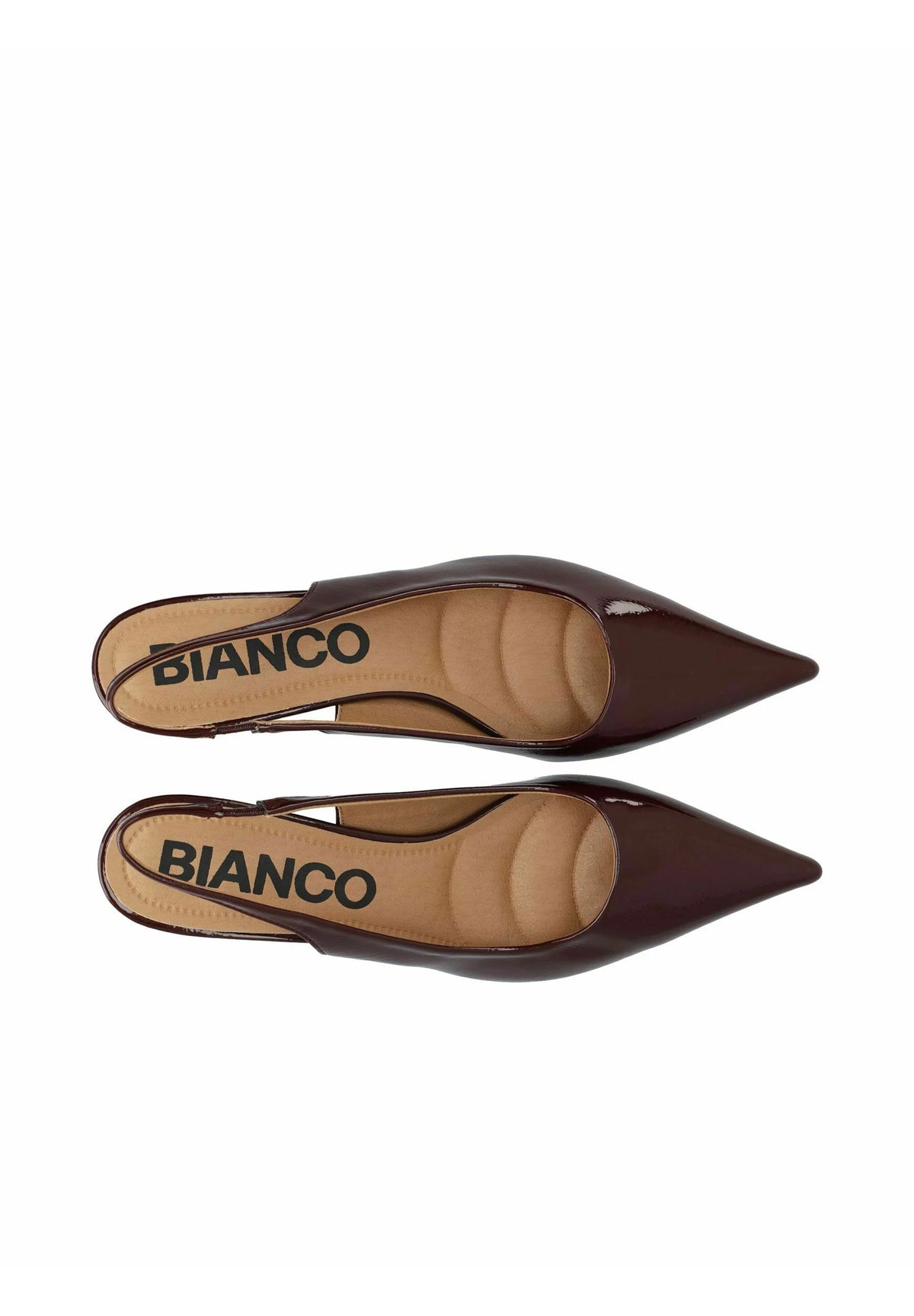 Kristin kitten heel slingback Brown