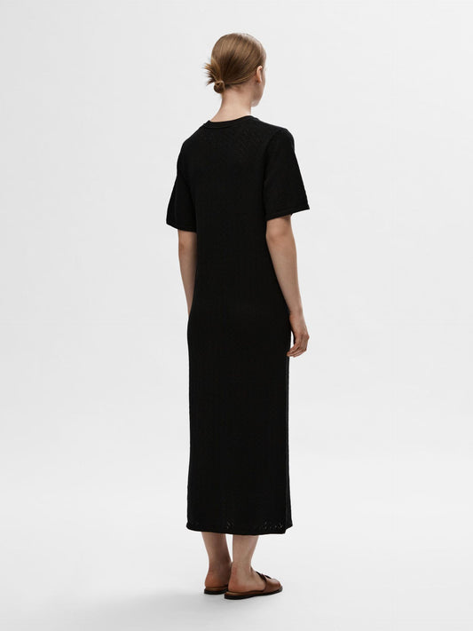 Helena Knit Dress Black