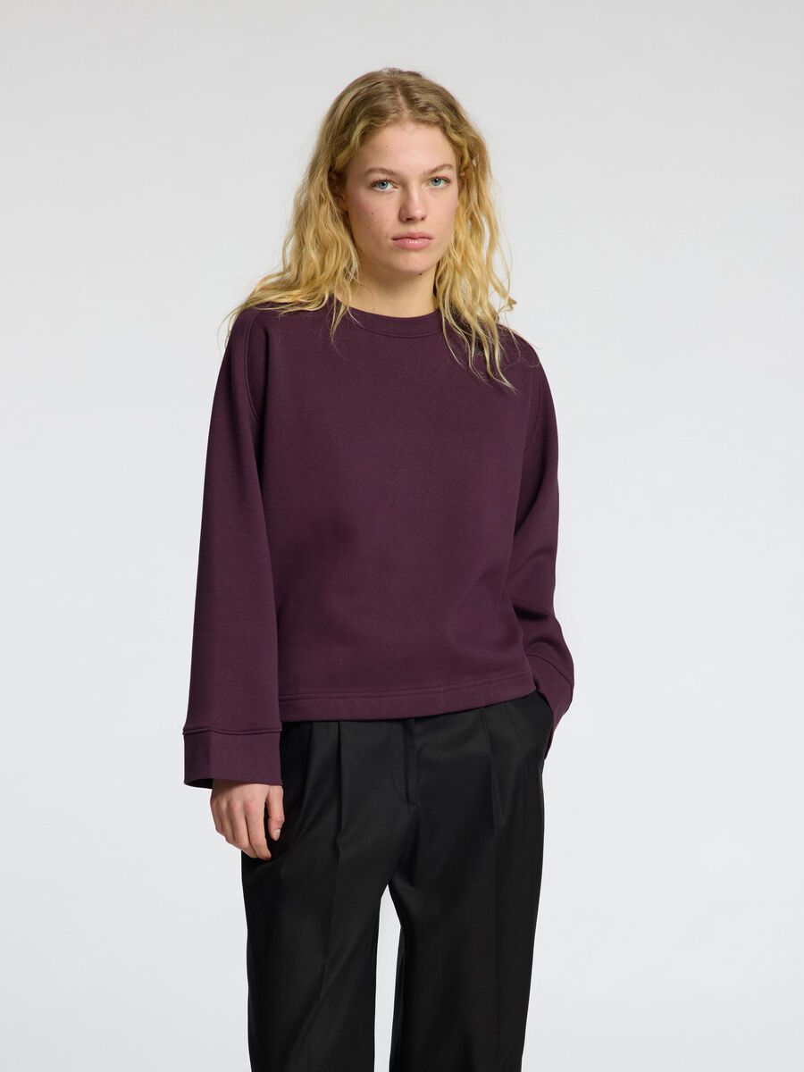 Tabby Sweater Plum