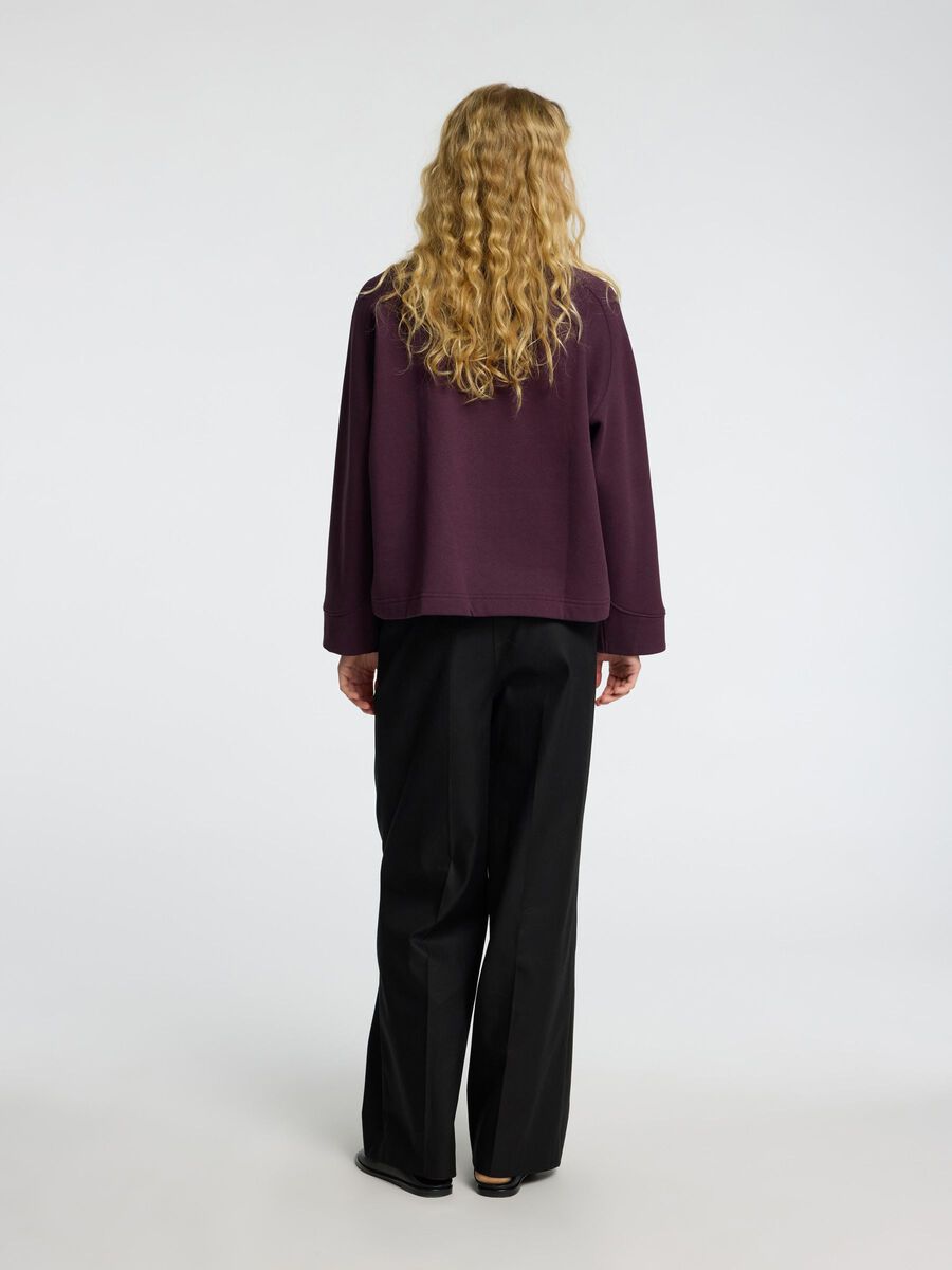 Tabby Sweater Plum