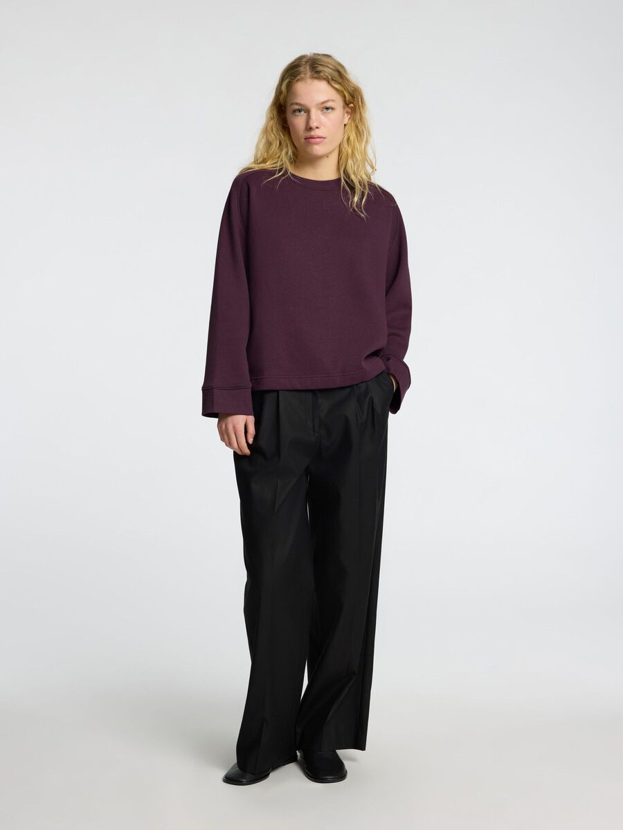 Tabby Sweater Plum