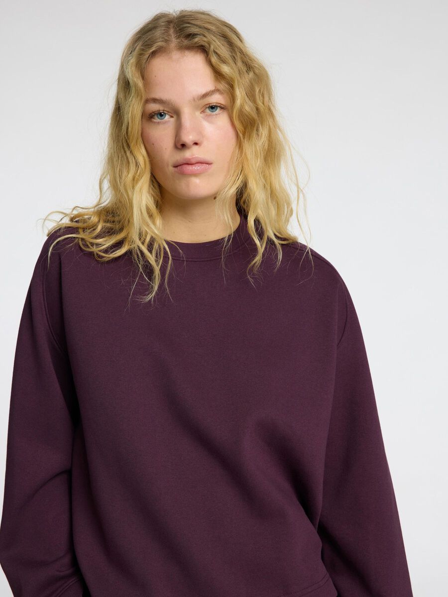 Tabby Sweater Plum