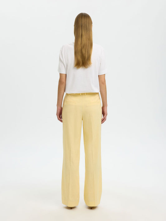 Rita paxa wide HW pants Italian straw