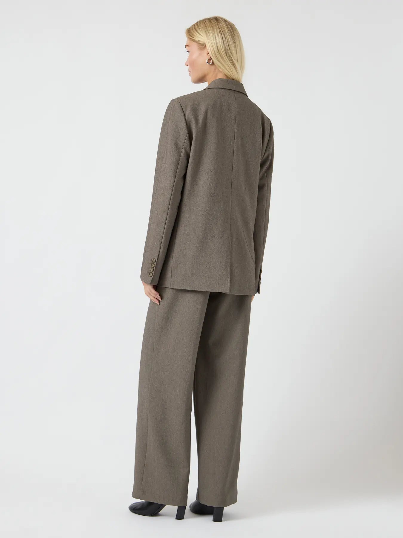 Reema LS blazer Grey melange