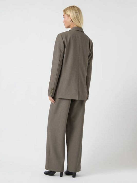 Reema LS blazer Grey melange