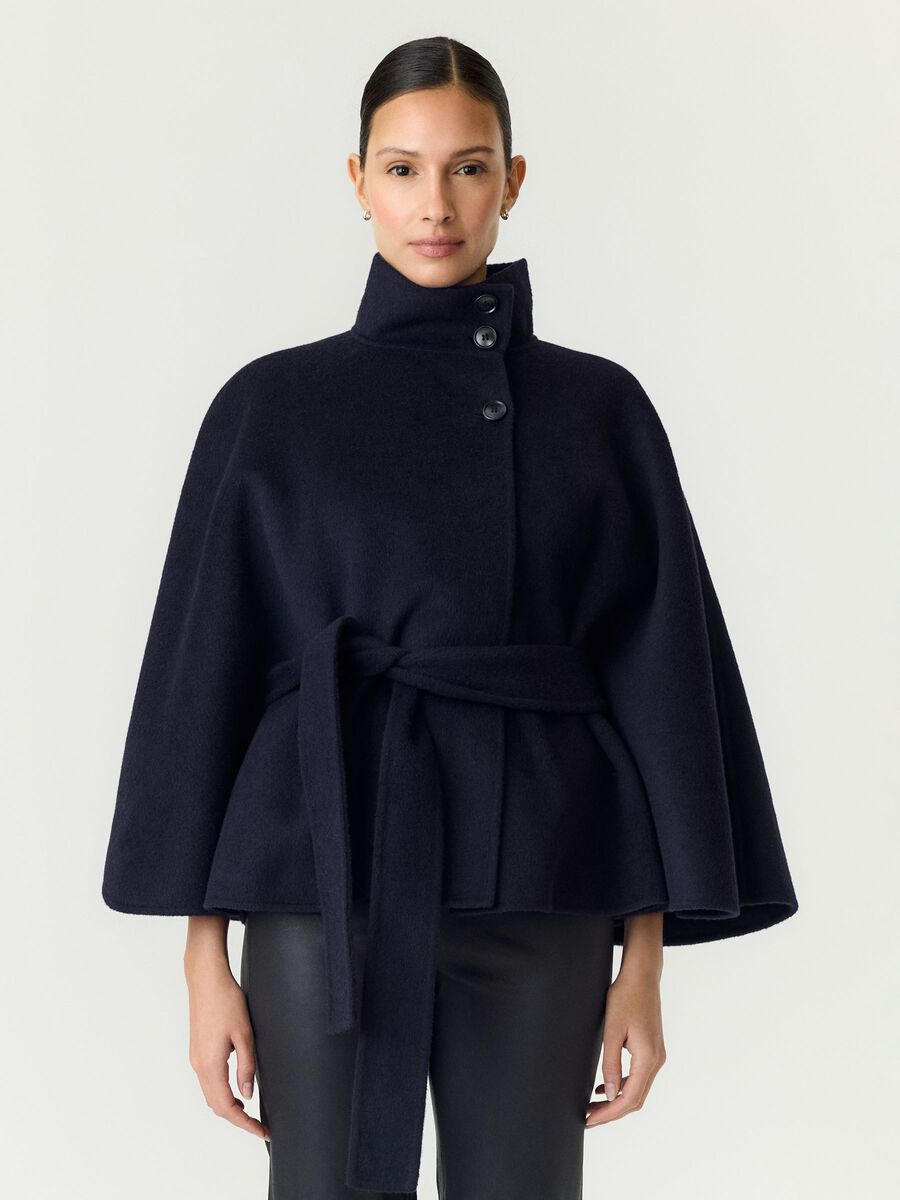 Almo handmade wool blend jacket Navy blazer