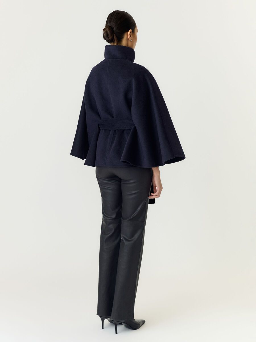 Almo handmade wool blend jacket Navy blazer