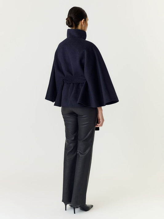 Almo handmade wool blend jacket Navy blazer