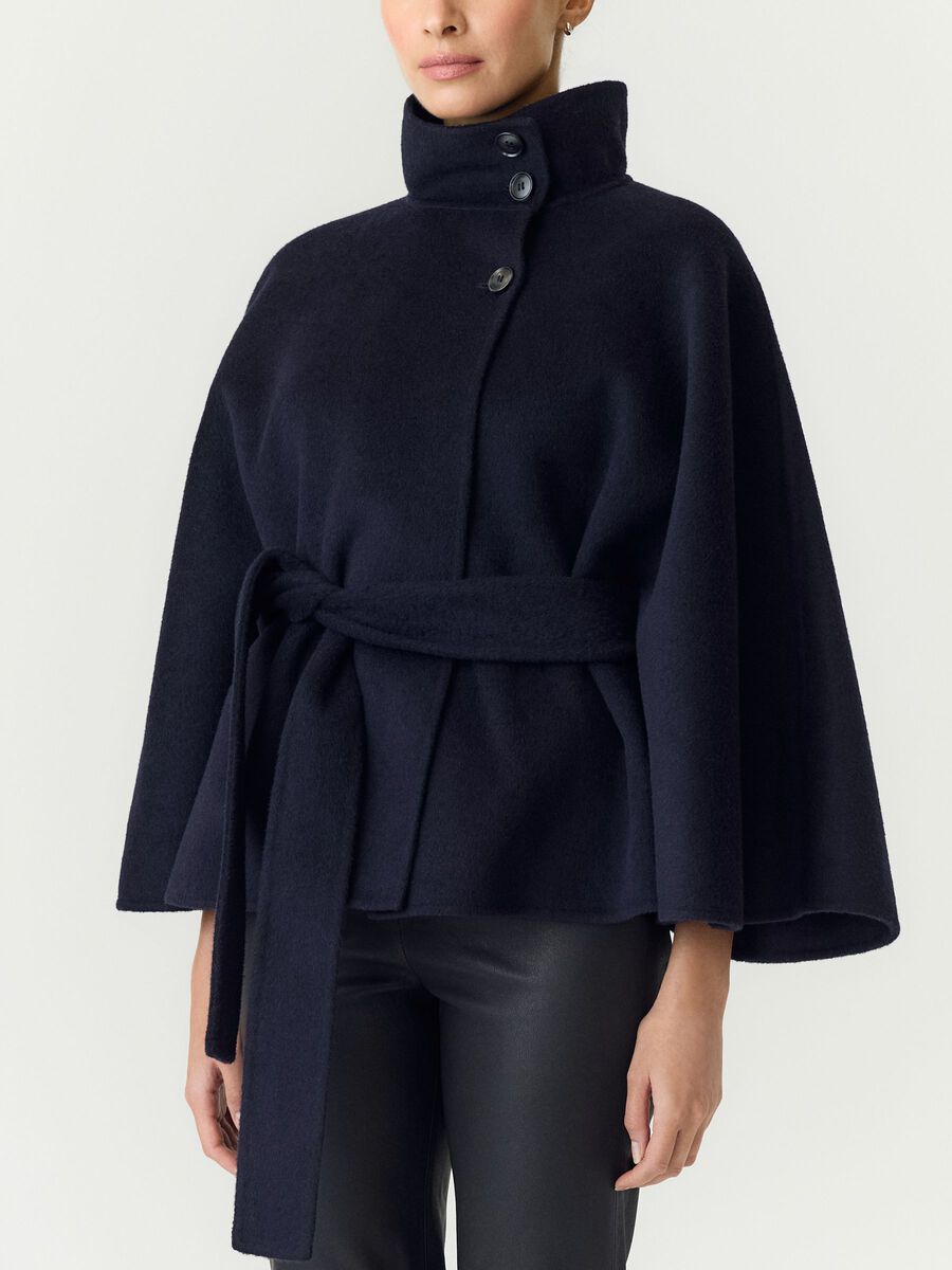Almo handmade wool blend jacket Navy blazer