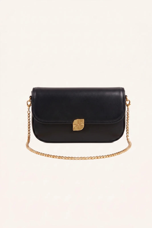 Alma leather bag Black