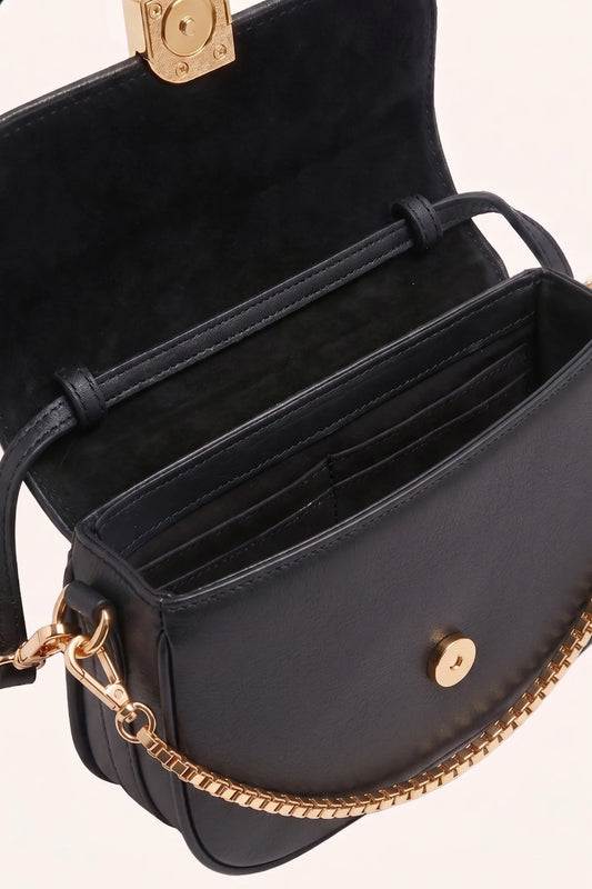 Alma leather bag Black