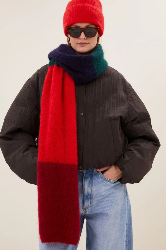 Leah striped scarf Multi