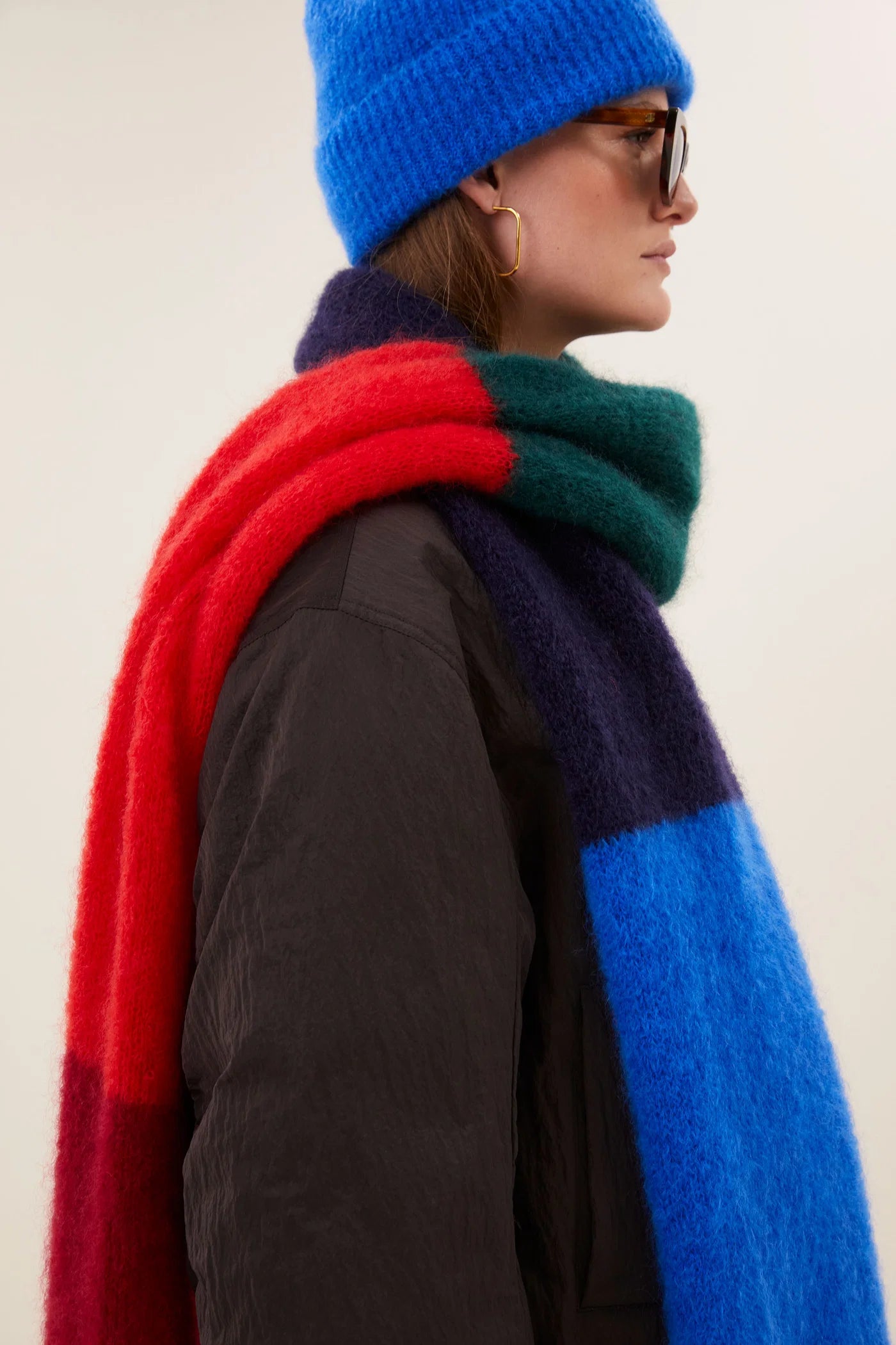 Leah striped scarf Multi