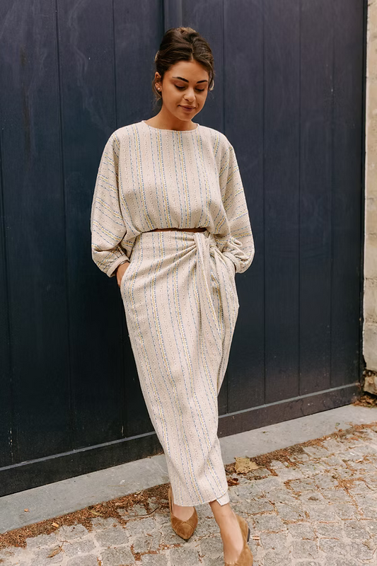 Skirt Joelle print Stripes