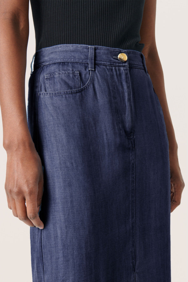 Friday skirt Dark blue denim