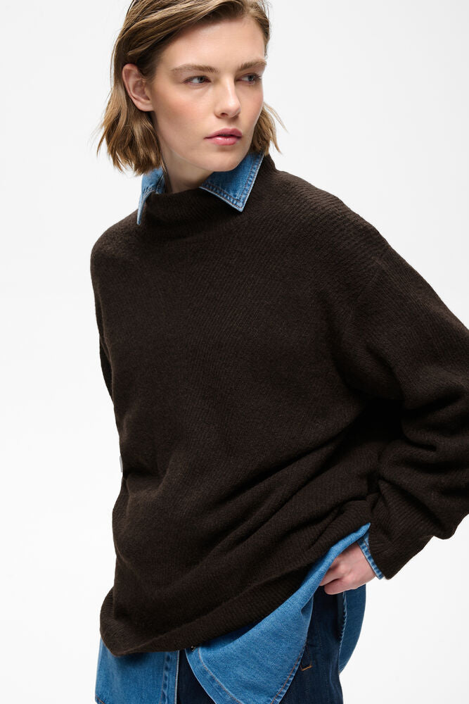 Guna highneck Chocolate brown