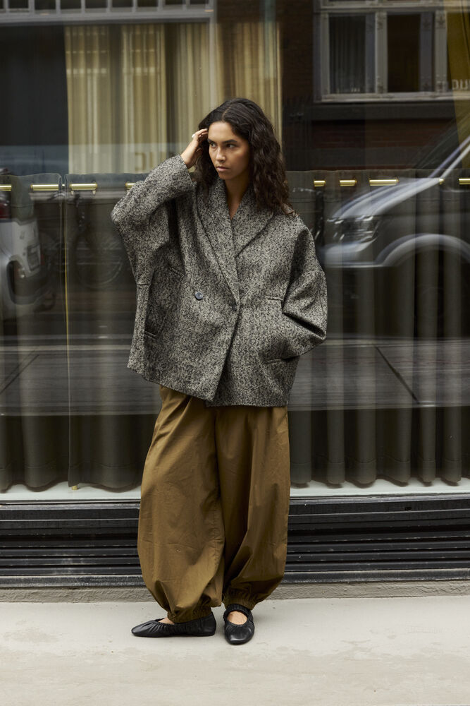 Cova peacoat Gray and white