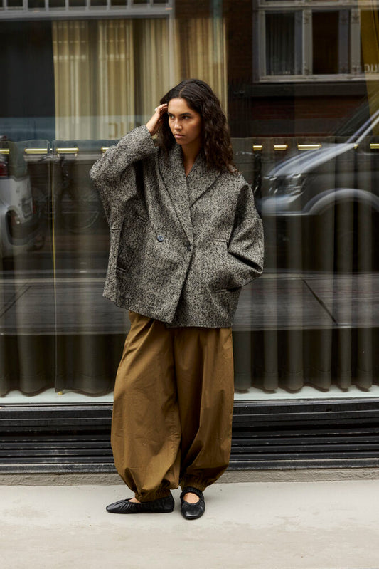 Cova peacoat Gray and white
