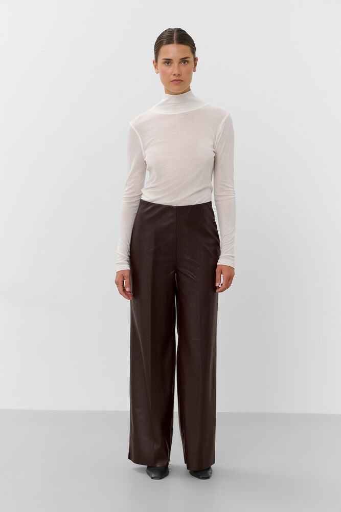 Kaylee wide long pants Chocolate torte