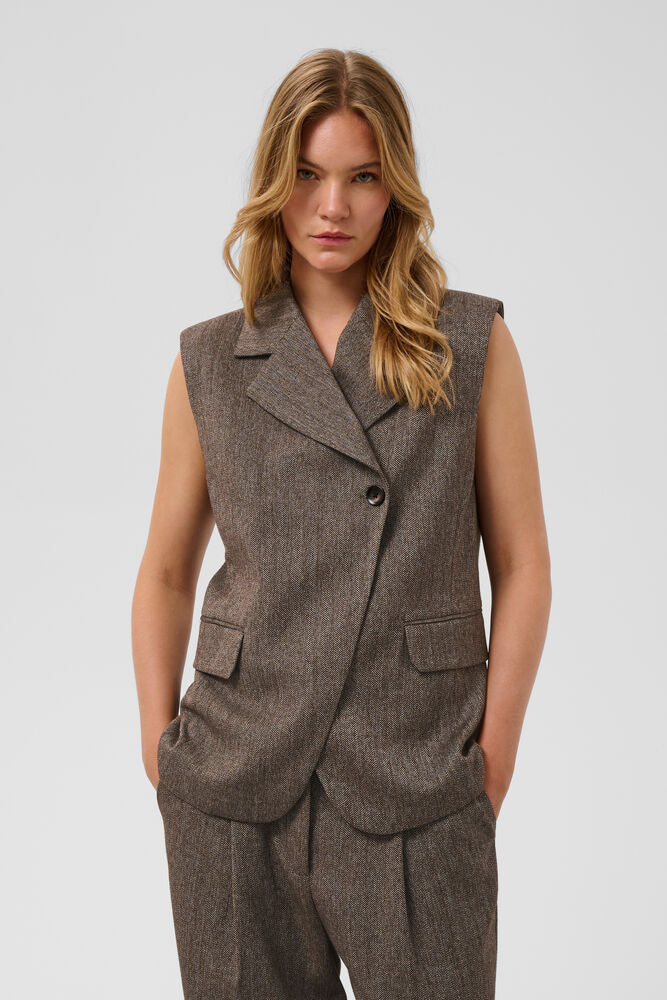 Kango waistcoat Ganache