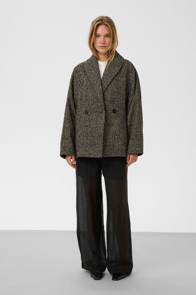 Cova peacoat Gray and white