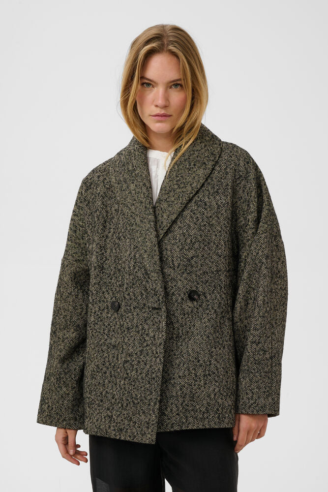 Cova peacoat Gray and white