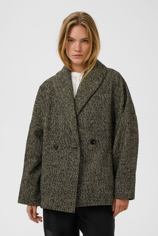 Cova peacoat Gray and white