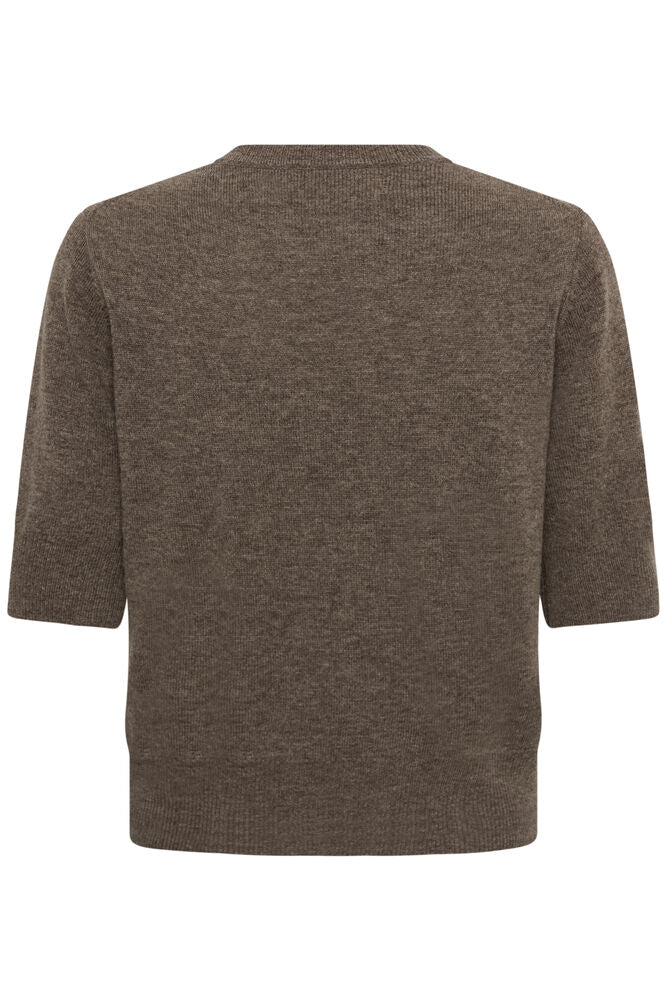 Monika short sleeve Chocolate brown