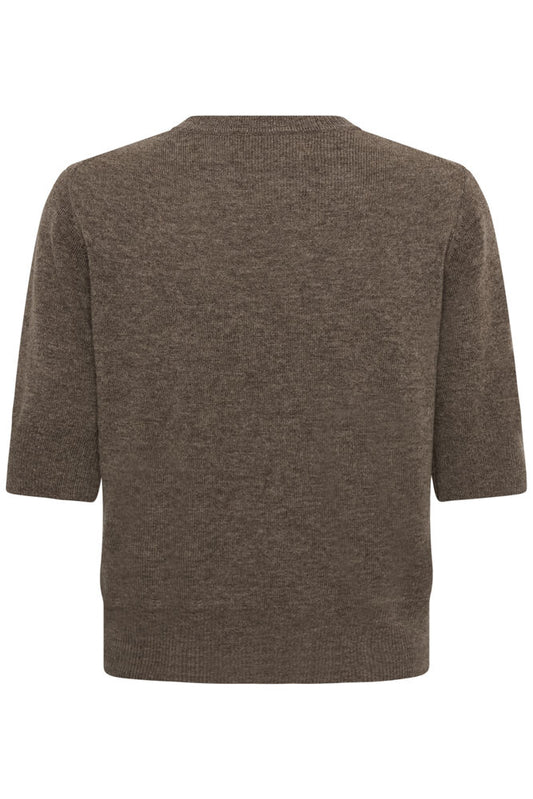 Monika short sleeve Chocolate brown
