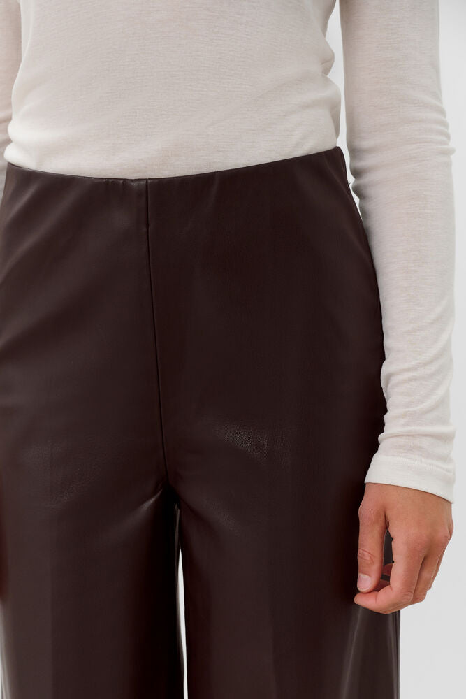 Kaylee wide long pants Chocolate torte