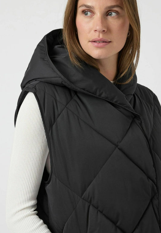 Elura padded vest Black
