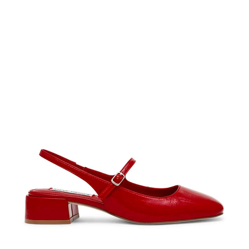 Marjorie slingback Cherry red