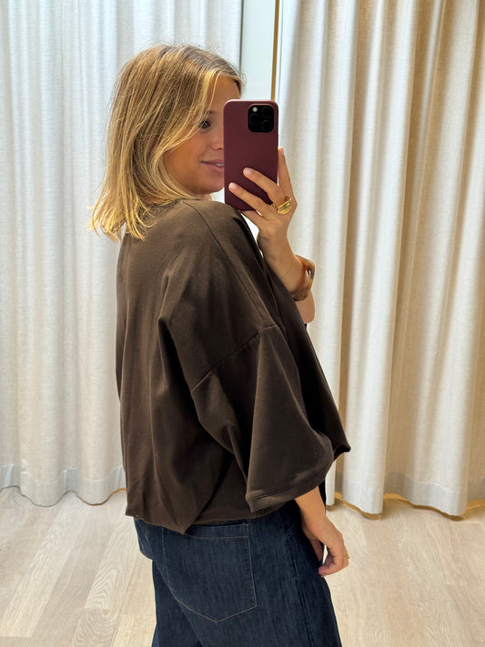 Lamor T-shirt LS Brown
