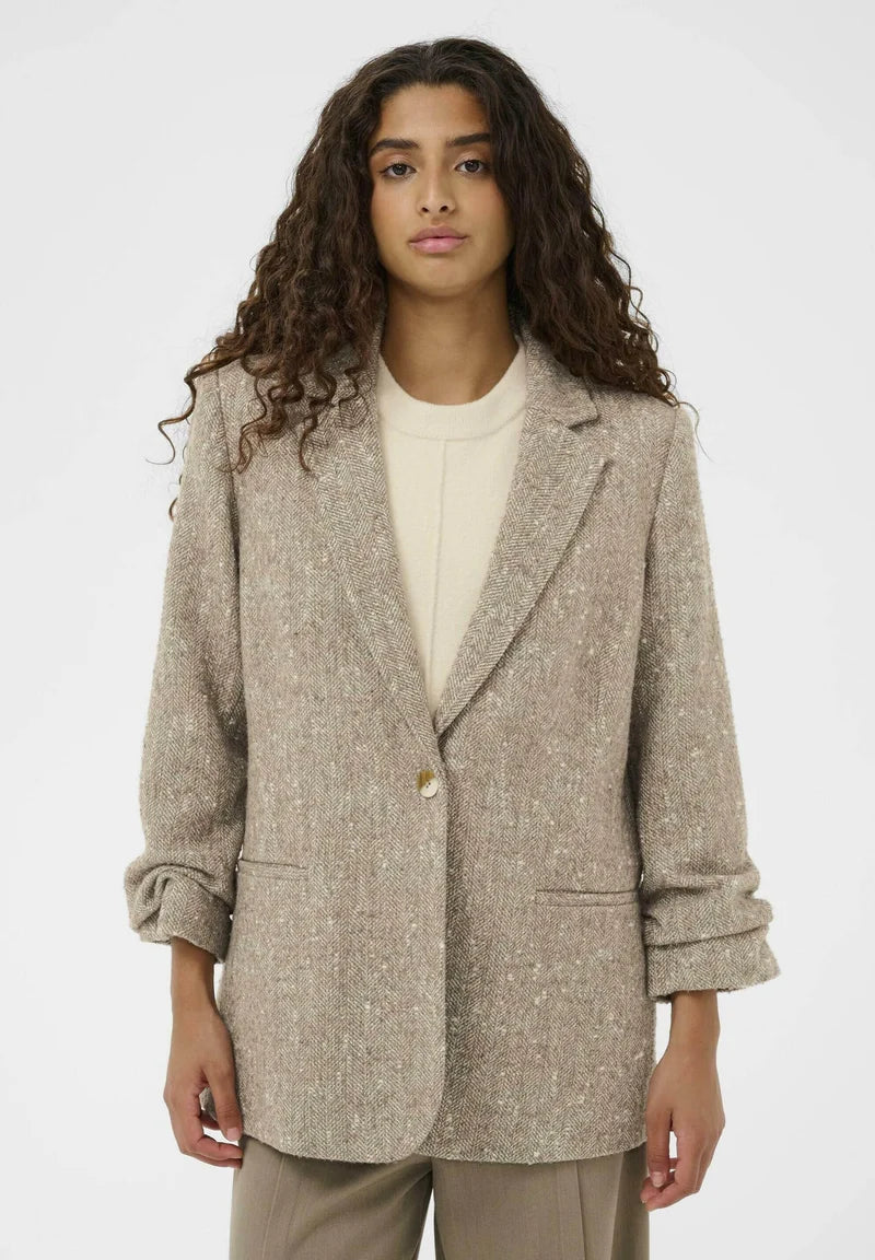 Oleia akeleje jacket Fossel and white