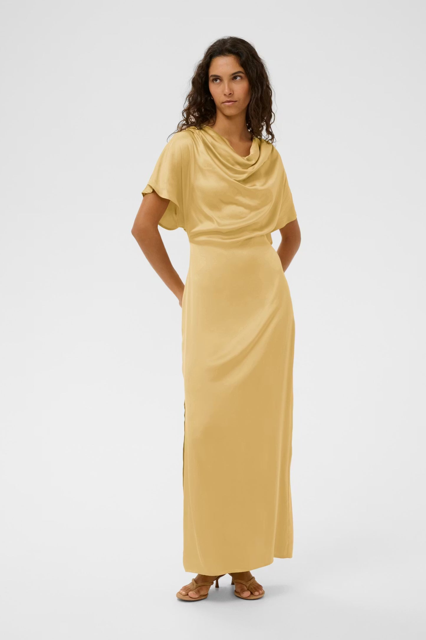 Evilia dress Reed yellow