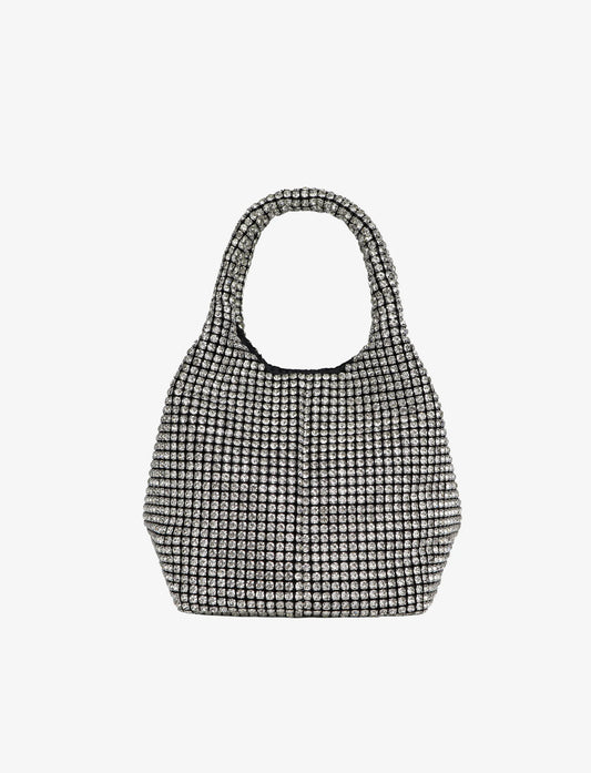 Merry rhinestones bag Silver